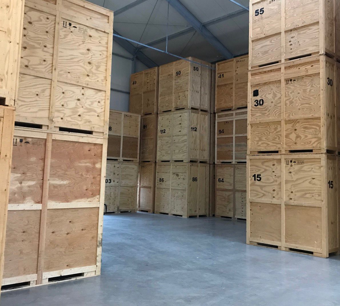 Möbellagerung Stuttgart - Holzkisten